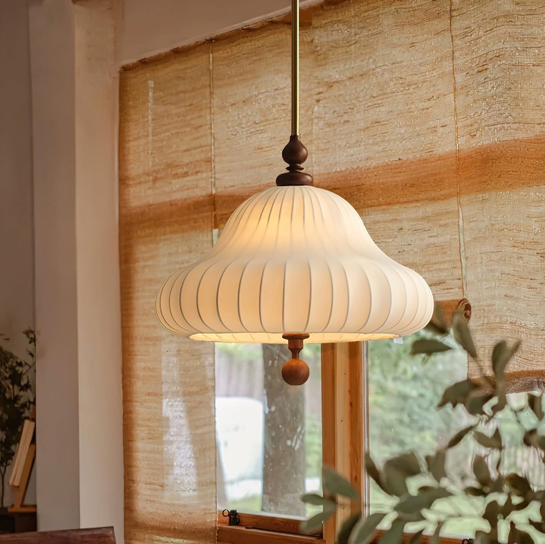 Solara Suspension Luminaires Forme Fleur Épanouie Laiton