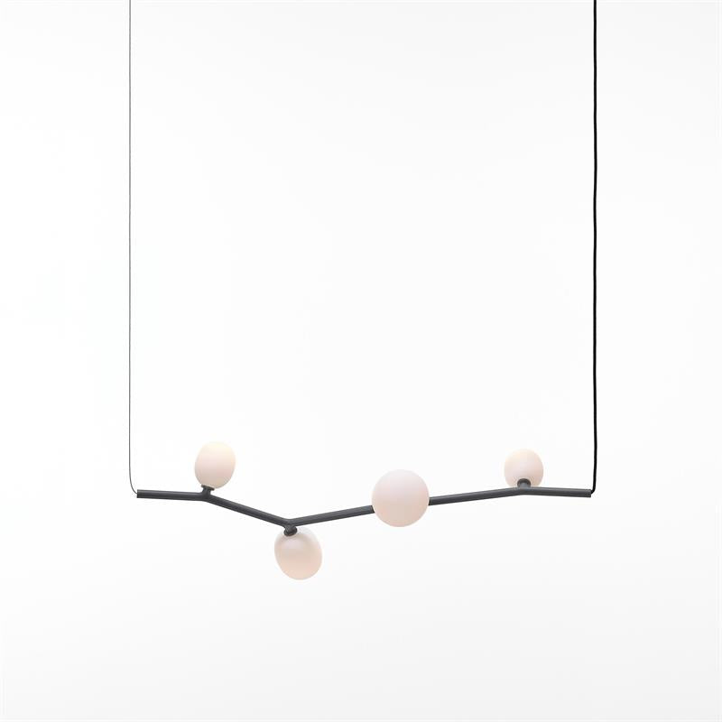 Evmirion Suspension Horizontale Verre Moderne