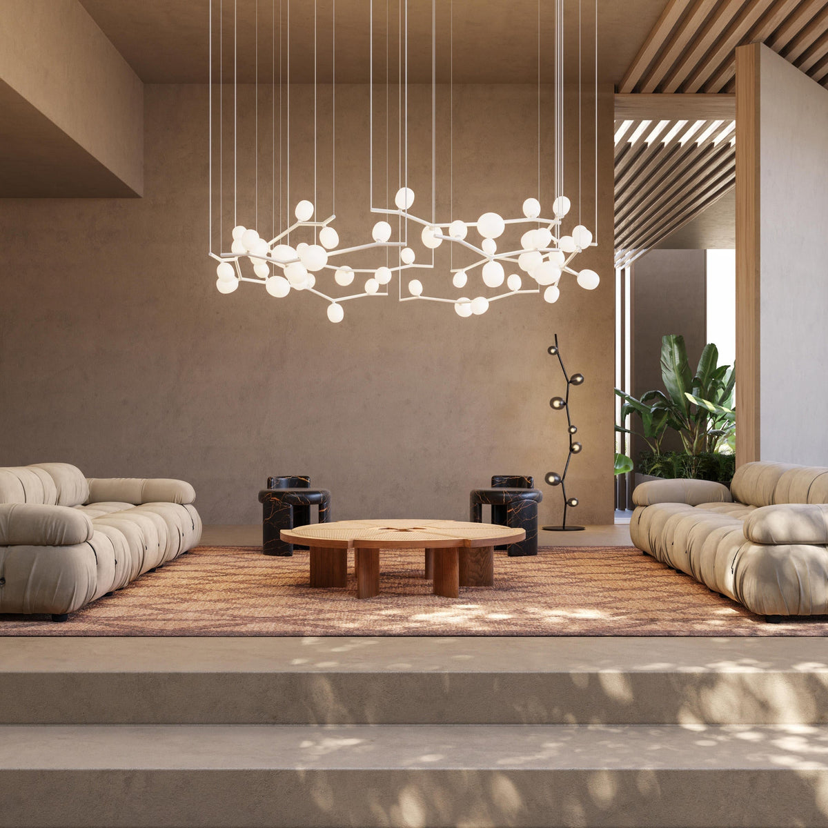 Evmirion Suspension Horizontale Verre Moderne