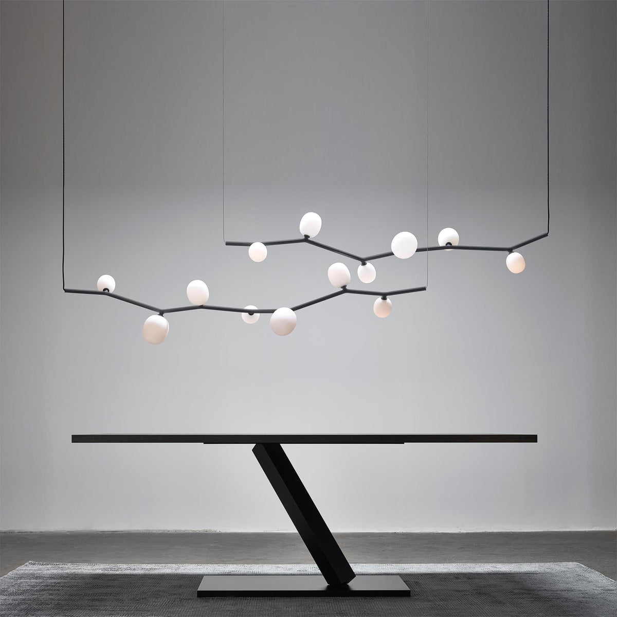 Evmirion Suspension Horizontale Verre Moderne