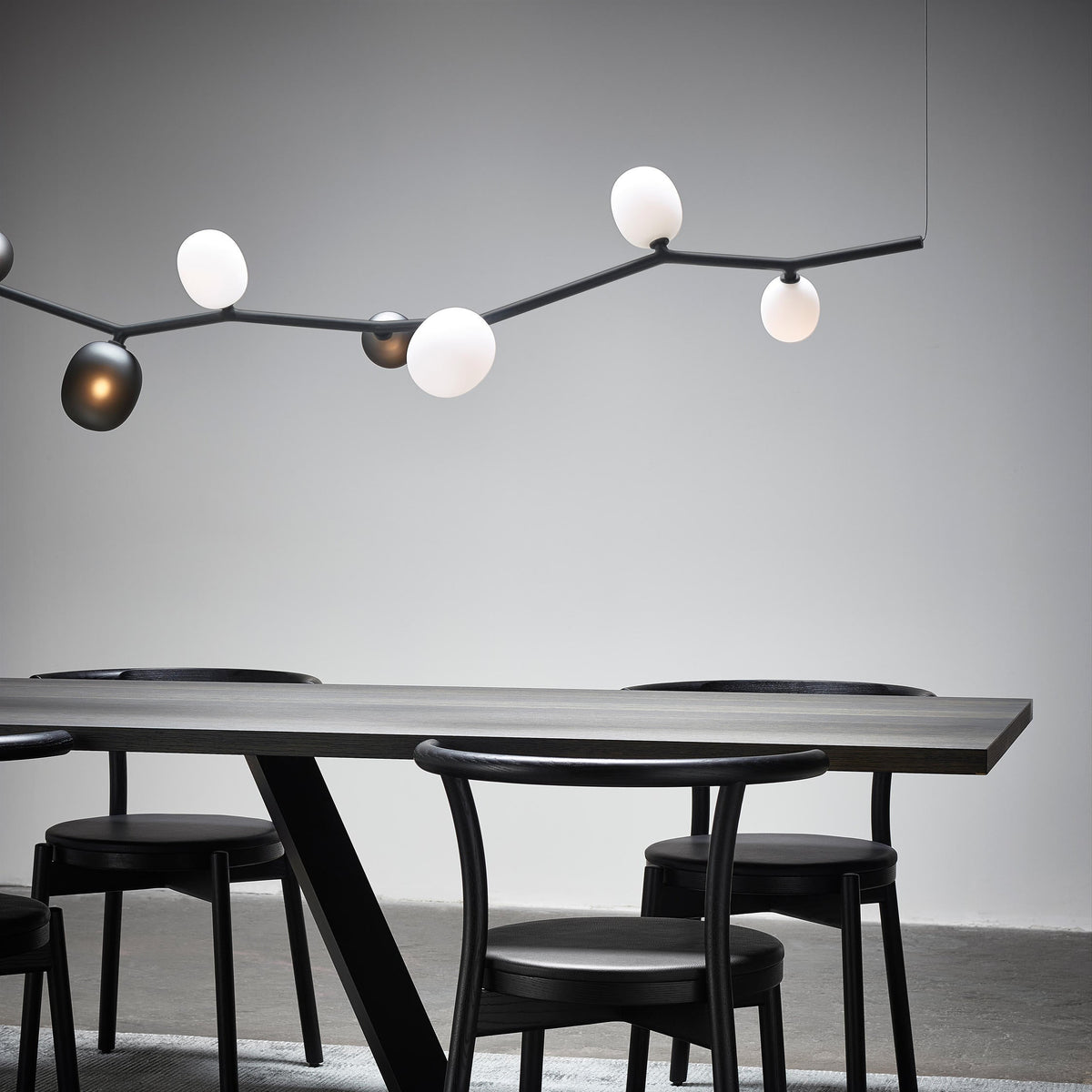 Evmirion Suspension Horizontale Verre Moderne