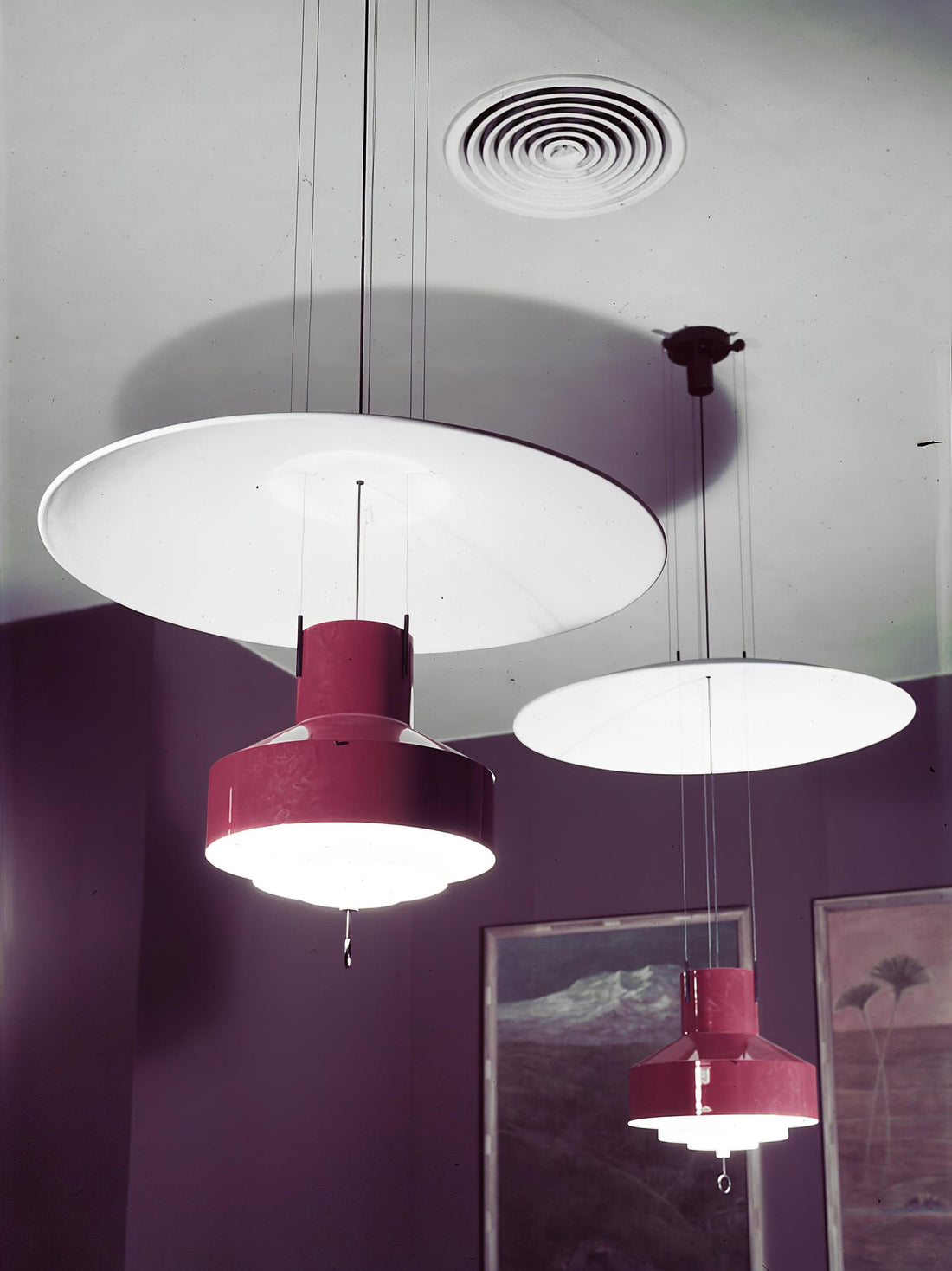 Jeka Lampe Suspendue Moderne Disque Réglable