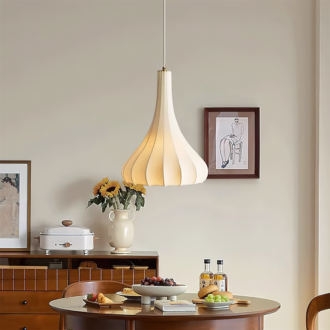 Serica Lampe Suspendue Moderne en Forme de Larme