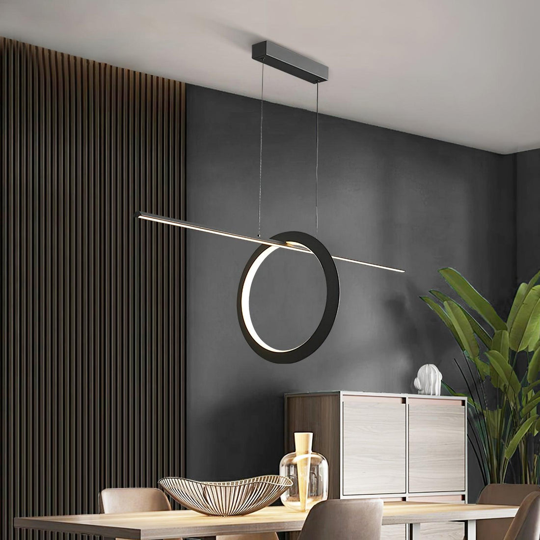 Orioner Suspension Lampe en Gel de Silice