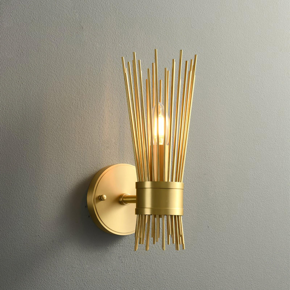Thresher Lampe Murale en Laiton Luxe avec Bougie
