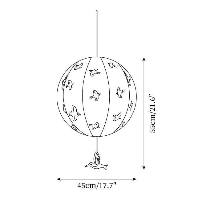 Jupiter Oiseau Sphère Suspension