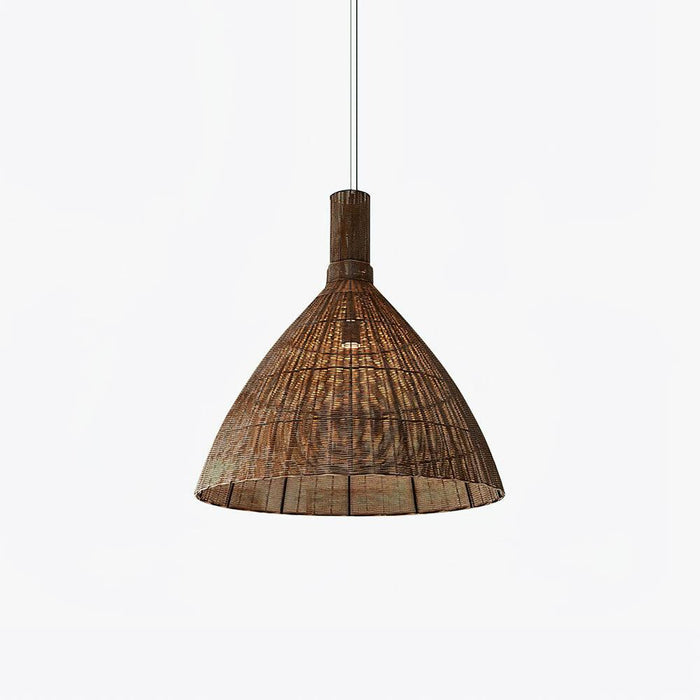 Nytheos Lampe Suspension en Rotin Naturel Artistique