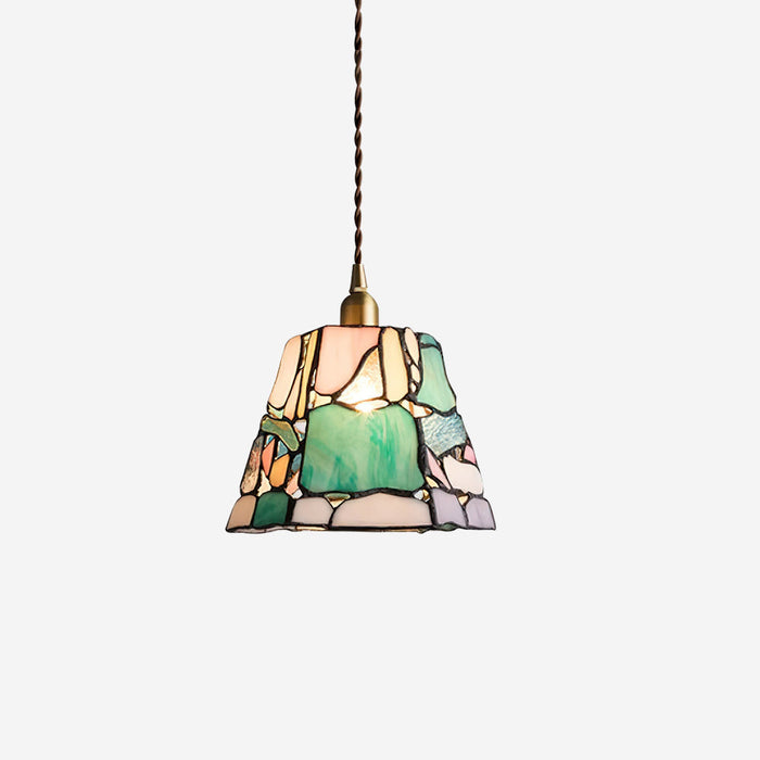 Mavine Suspension en vitrail de style Tiffany