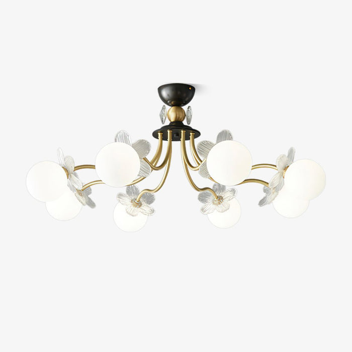 Orlaeila Art Floraison Fleur Verre Lustre