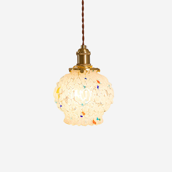 Jovik Lampe Suspendue en Verre Texturé