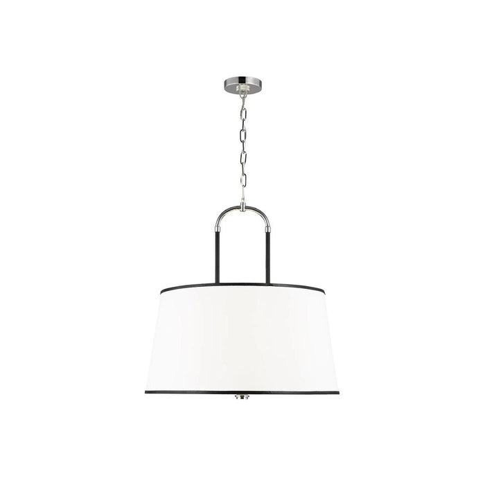 Aurzorora Vintage Industrial Brass Fabric Pendant Lamp