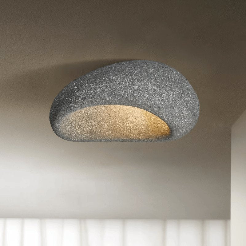 Solara Plafonnier avec Lune Japonaise Wabi-Sabi