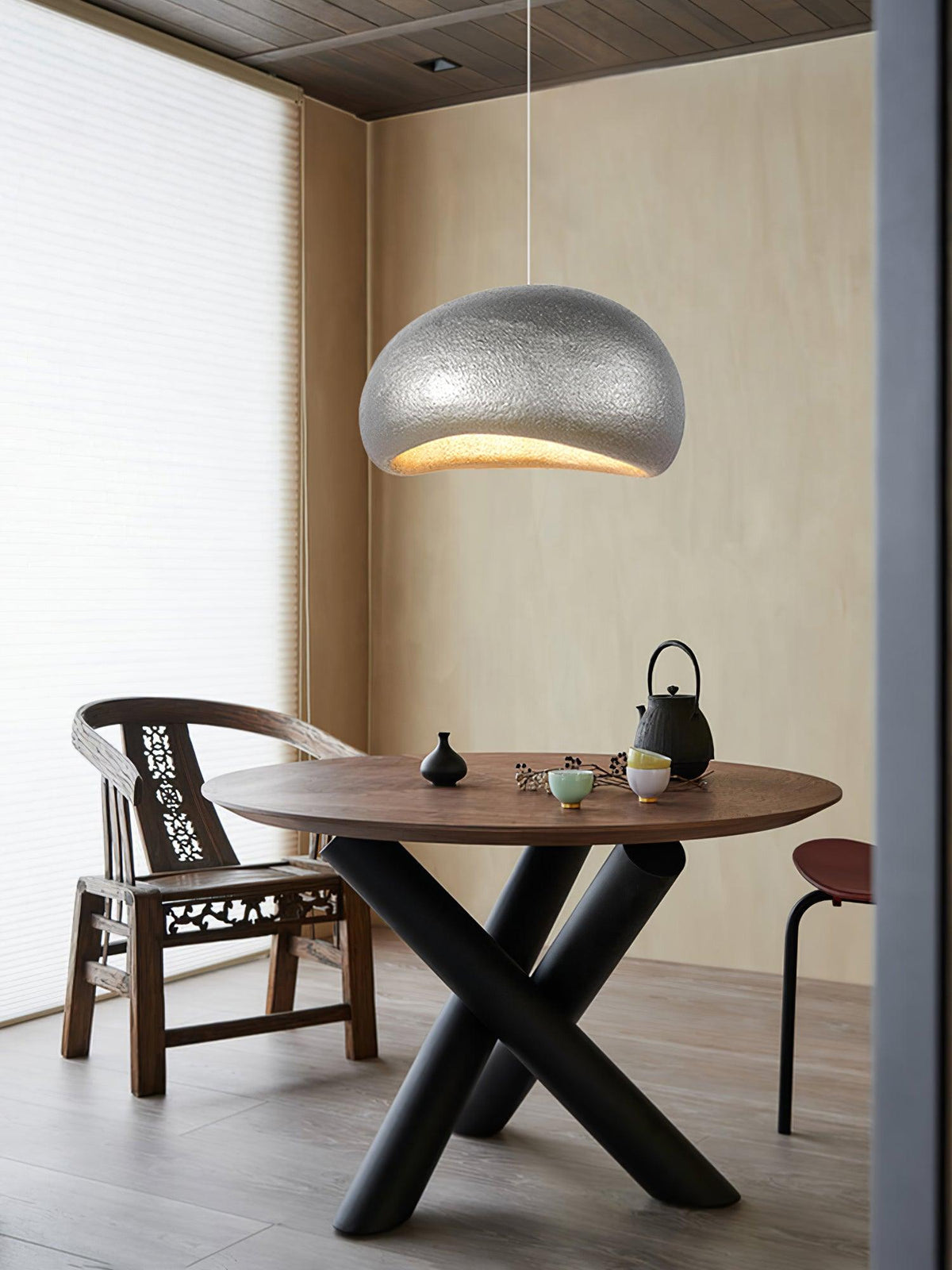 Luminara Suspension Métal Moderne Organique