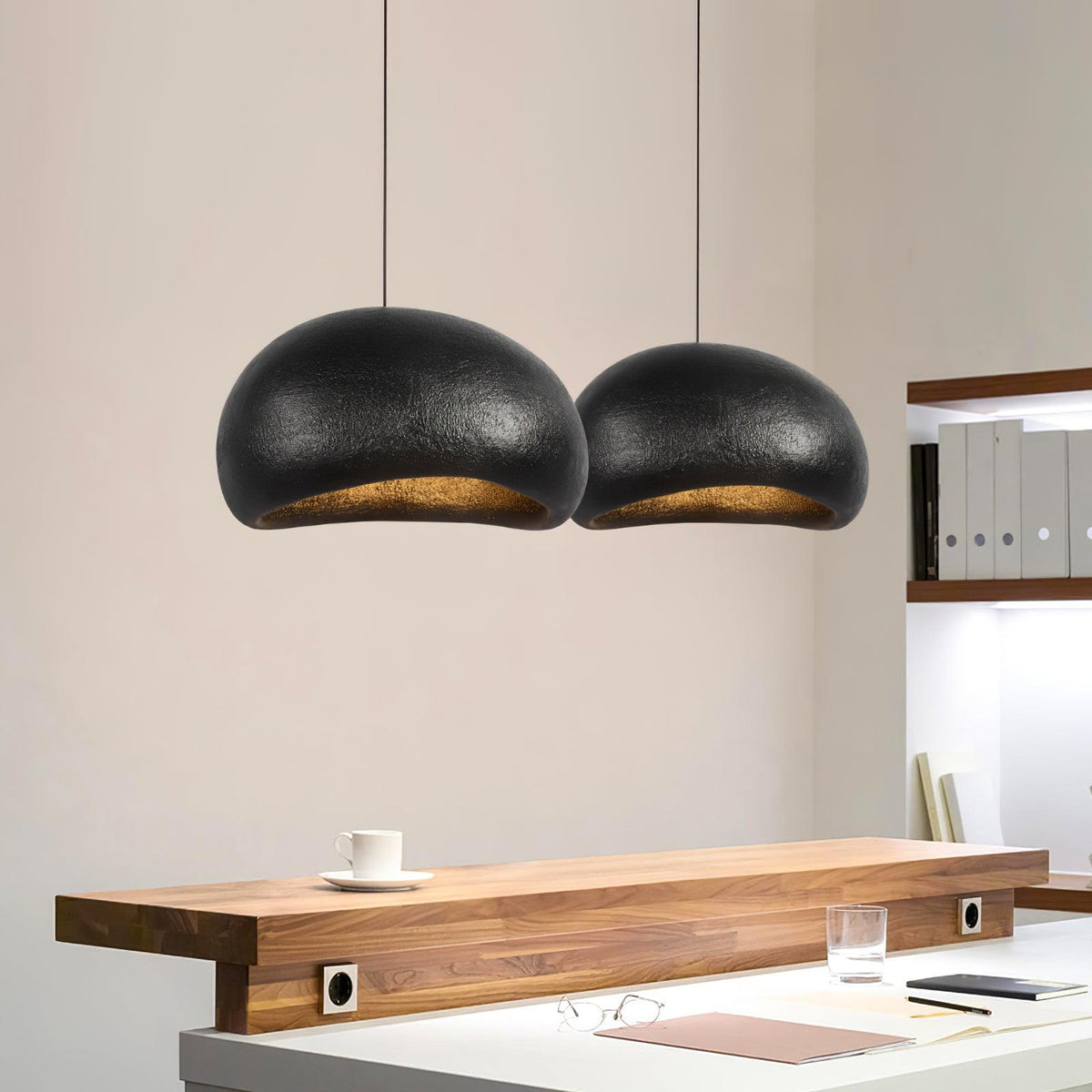 Luminara Suspension Métal Moderne Organique