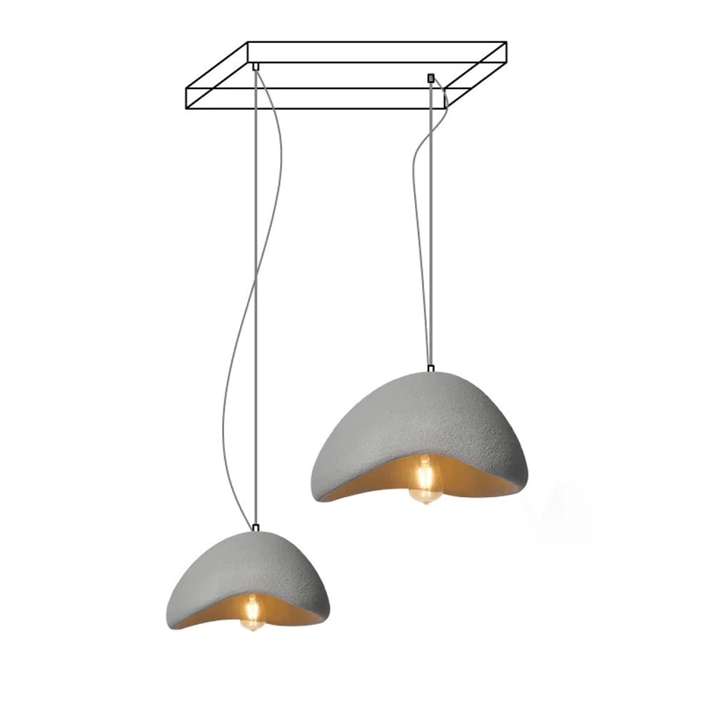 Lustra Suspension Lampe Nuage Blanc Minimaliste