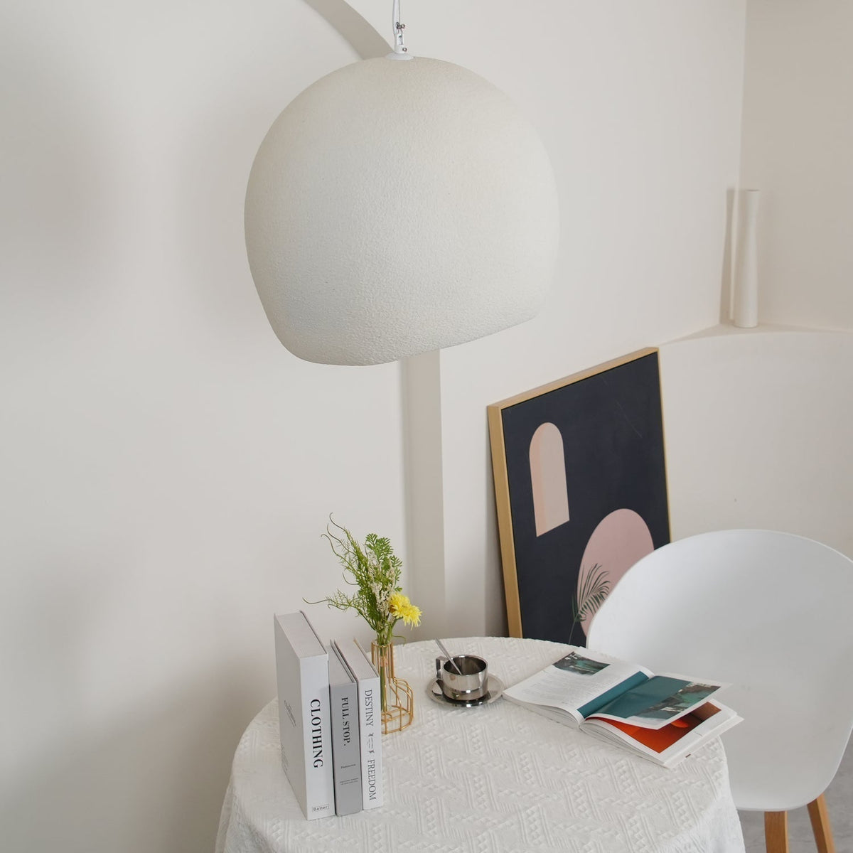 Ocara Suspension Moderne Minimaliste en Résine