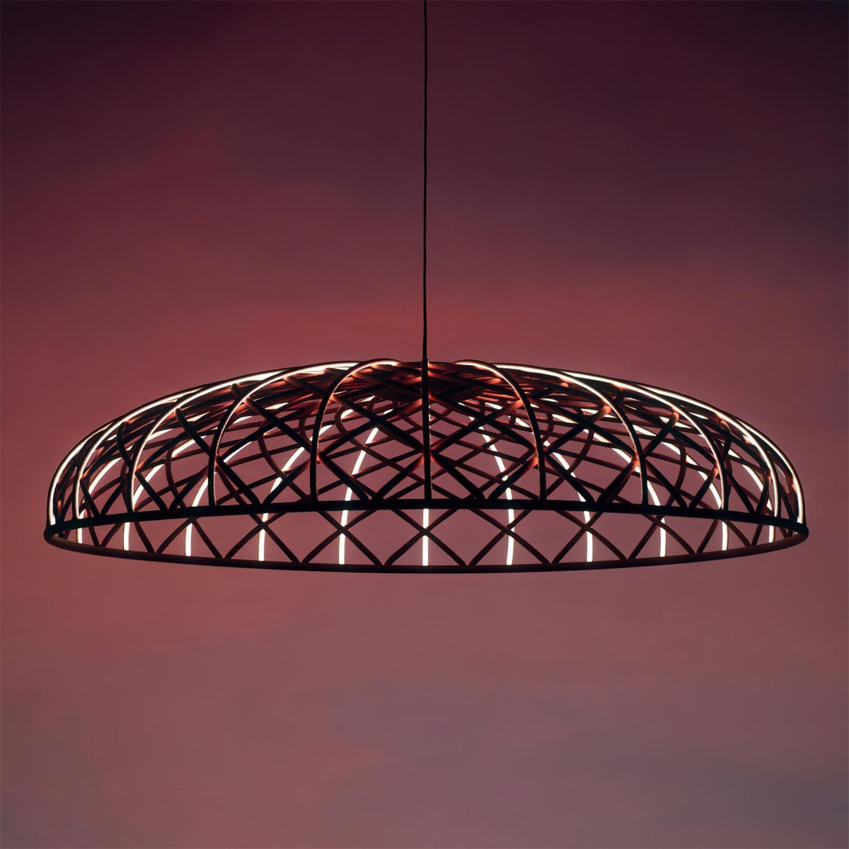 Fiona Lustre Pendentif Maille Réticulée