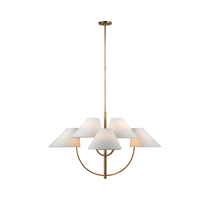 Armira Lustre Tissu Laiton Industriel Vintage