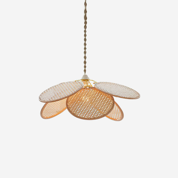 Kloe Suspension Pétale Rotin Organique Bohème