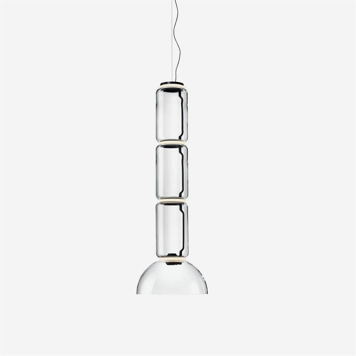 Virelo Suspension Cylindrique en Verre Empilé