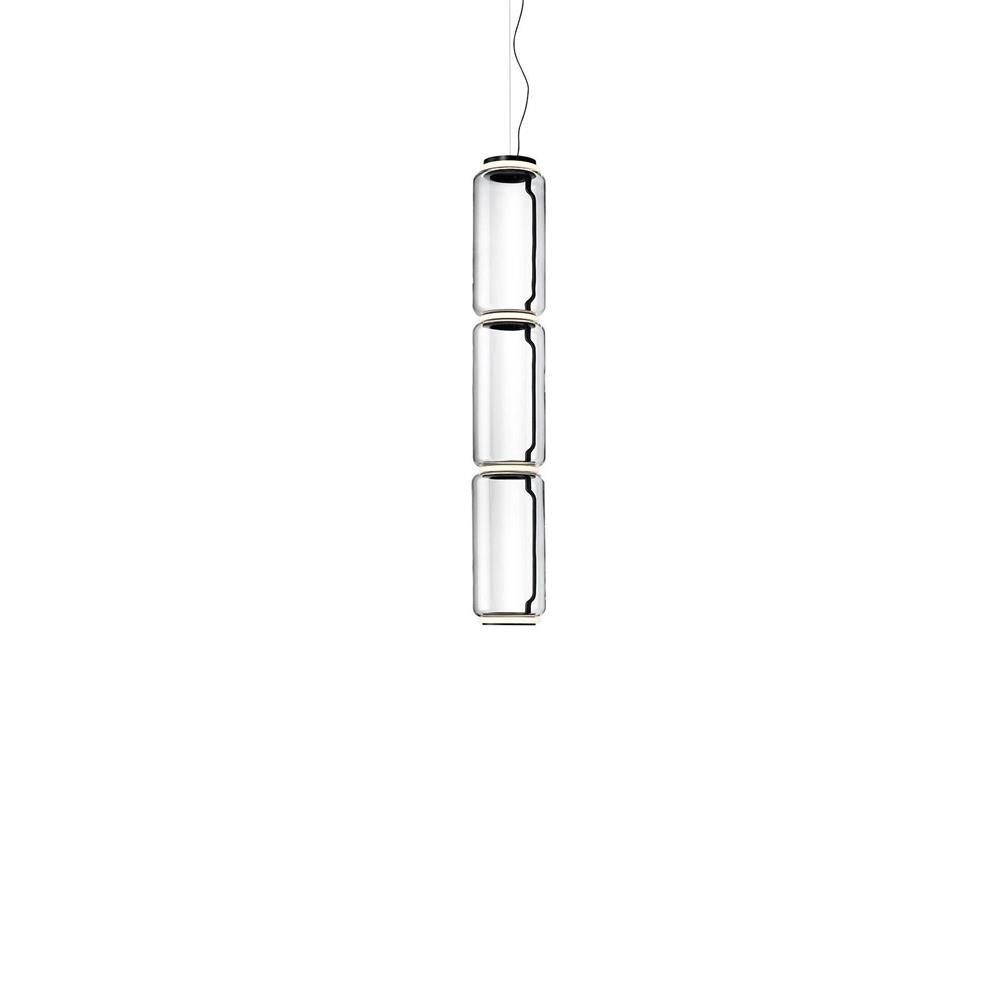 Virelo Suspension Cylindrique en Verre Empilé