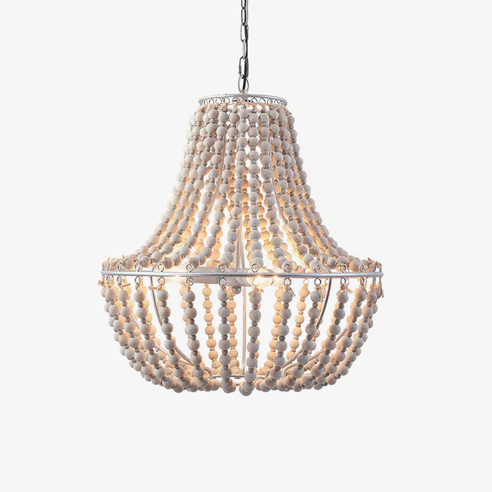 Lustra Lustre en Bois Organique Décontracté