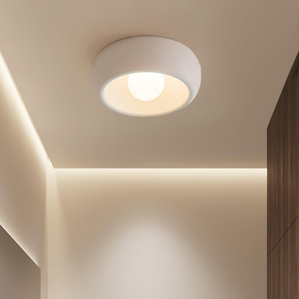 Ligna Plafonnier Verre Minimaliste