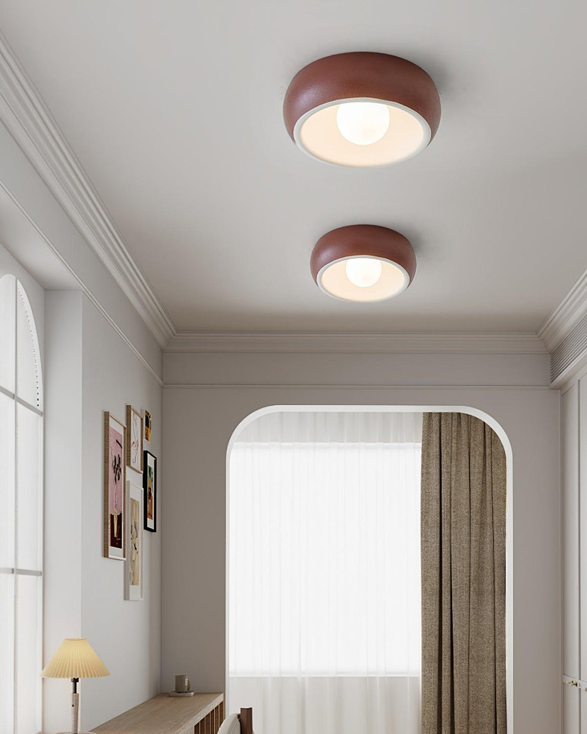 Ligna Plafonnier Verre Minimaliste