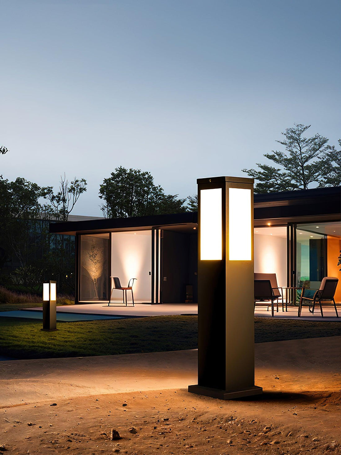Orshaan Lampe Exterieure Solaire de Type Bollard