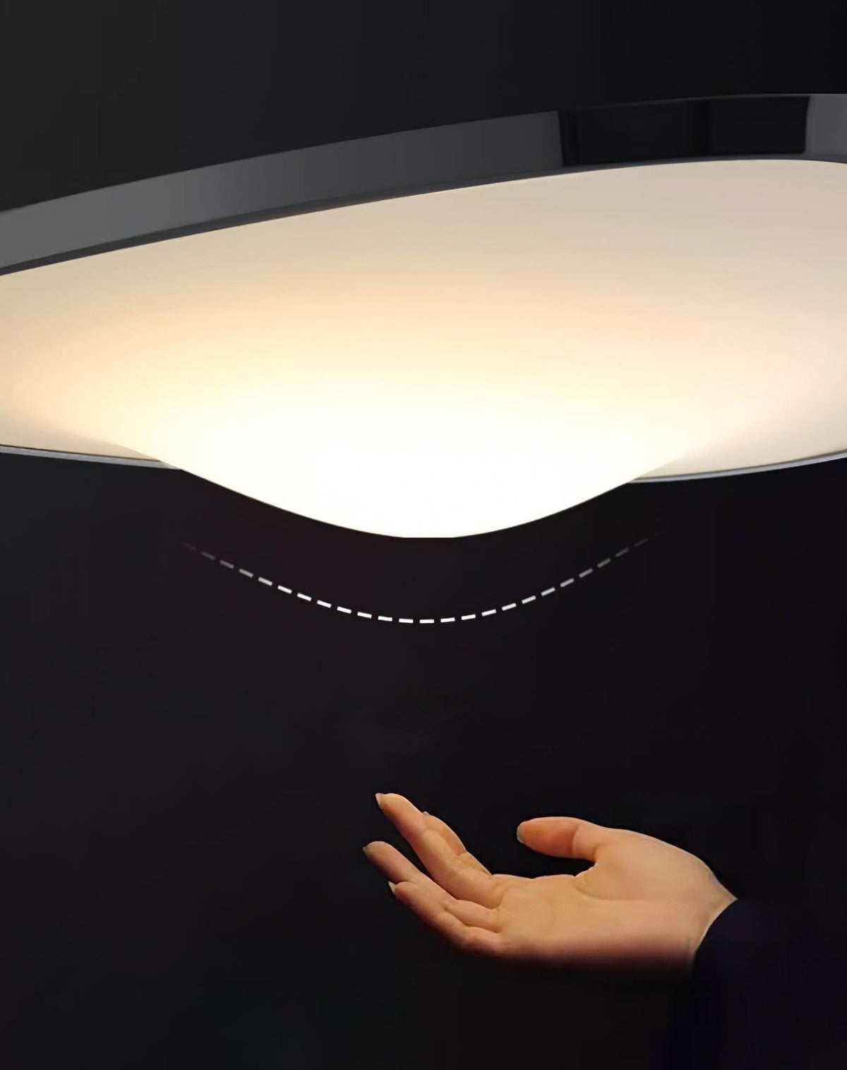 Kuzco Lustre Plafonnier LED Moderne Courbé
