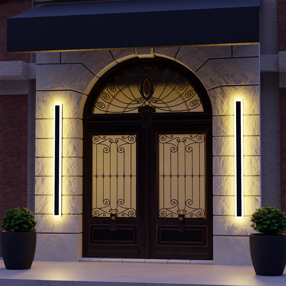 Fiala Moderne LED Applique Murale Extérieure Noir