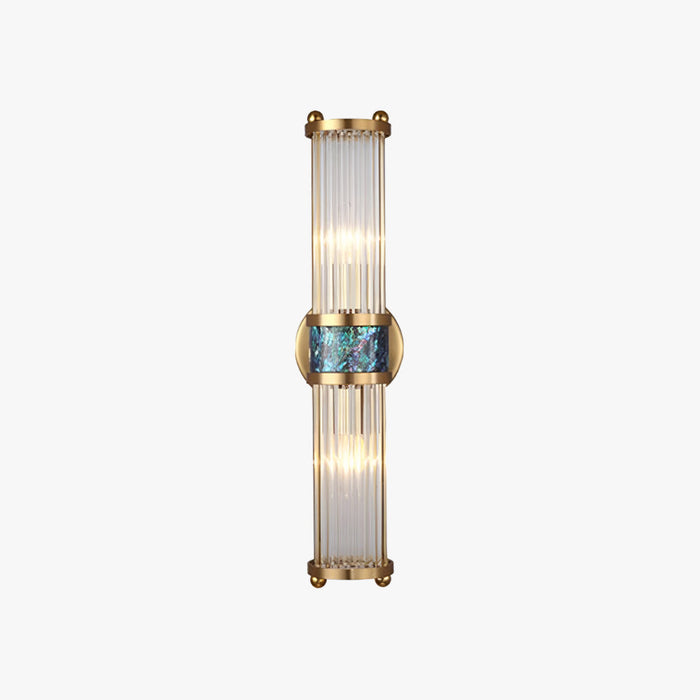 Ray Applique Murale de luxe en cristal de lumière Lampe de chevet à coquille simple pour chambre