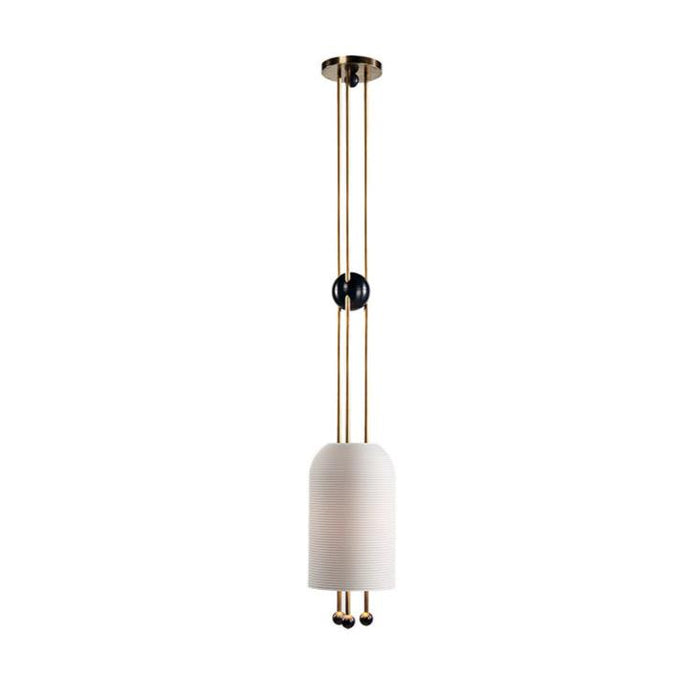 Ucaryra Suspension Lantern en Métal et Verre Premium Élégance