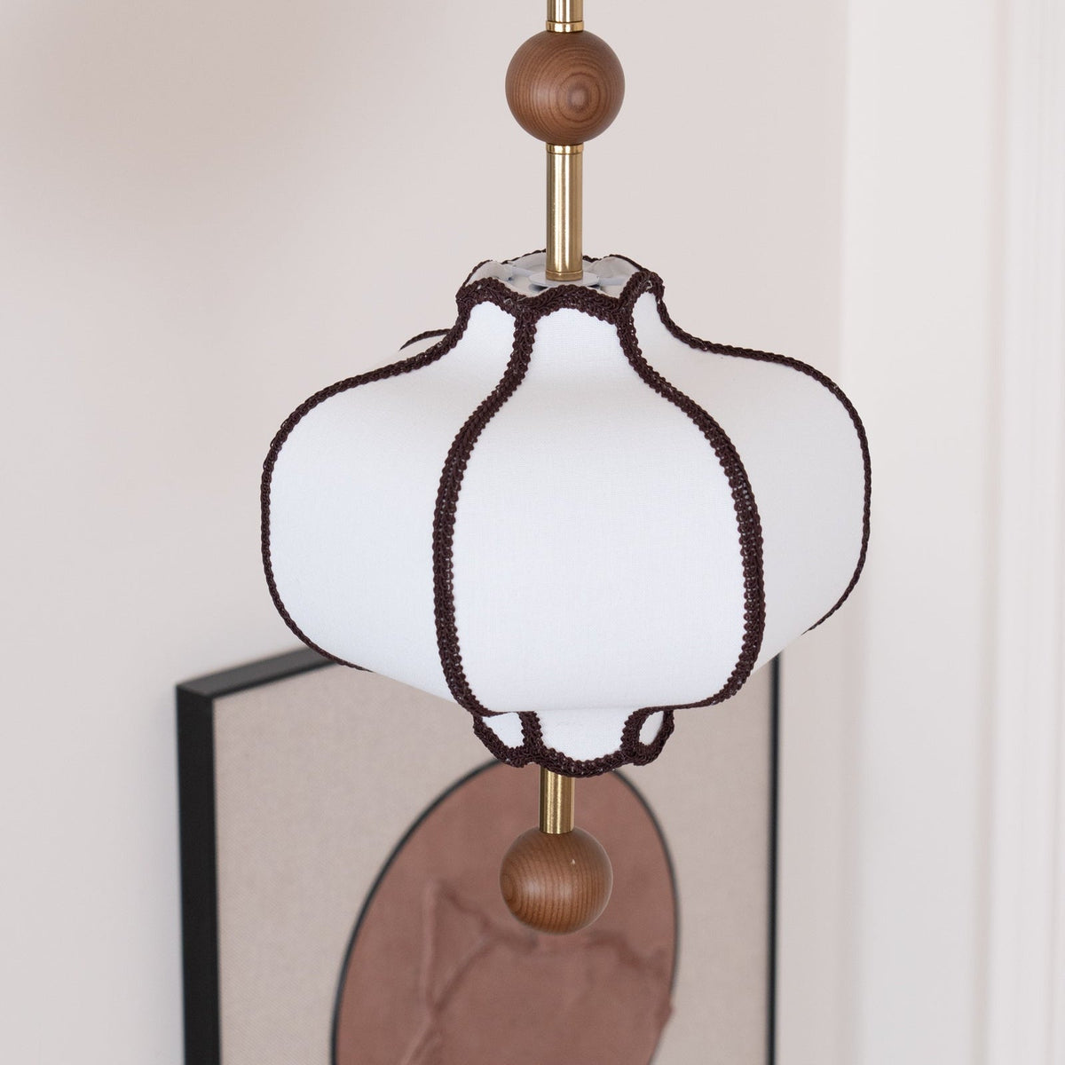 Aura Suspension lanterne en Tissu