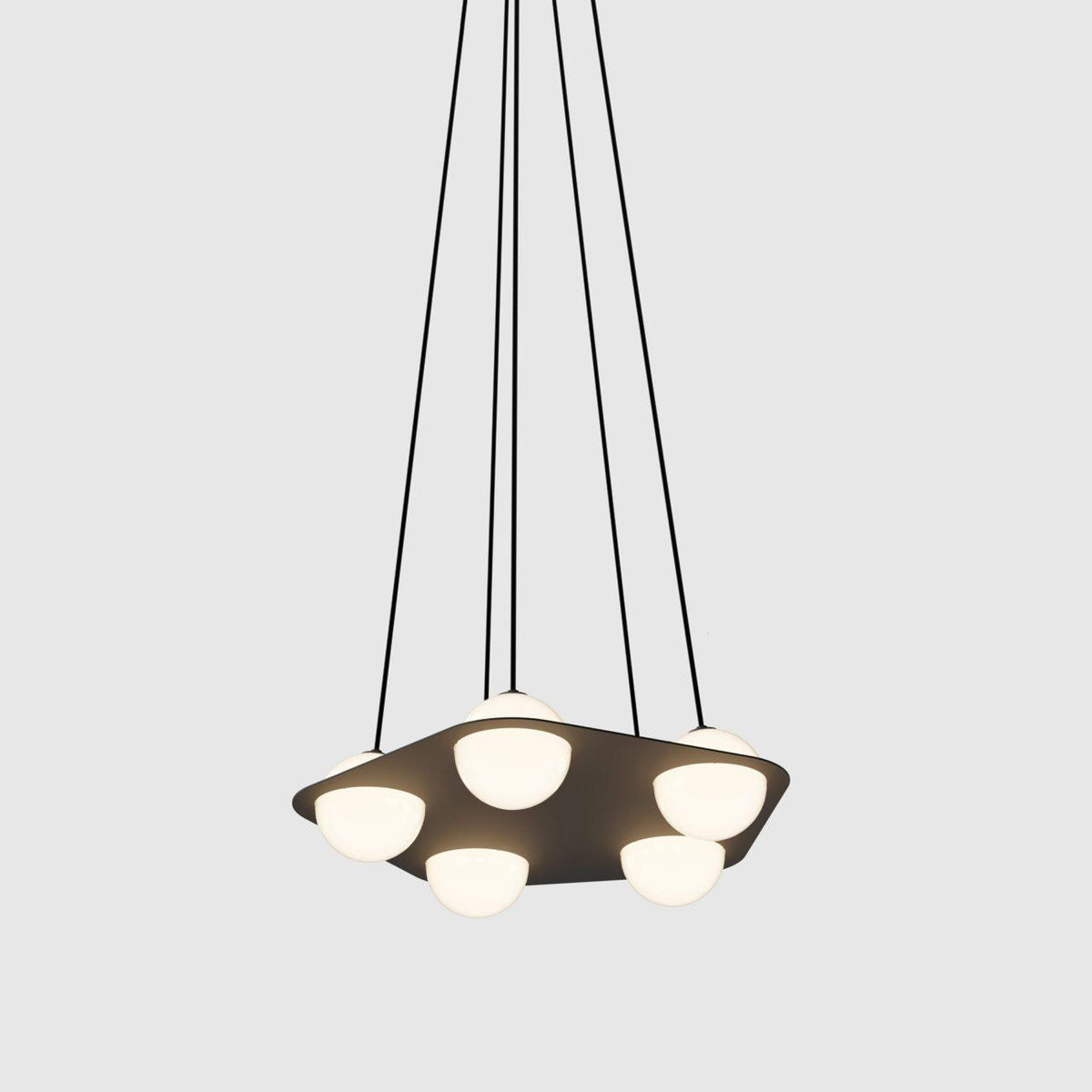 Mirere Lampe à suspension contemporaine noire