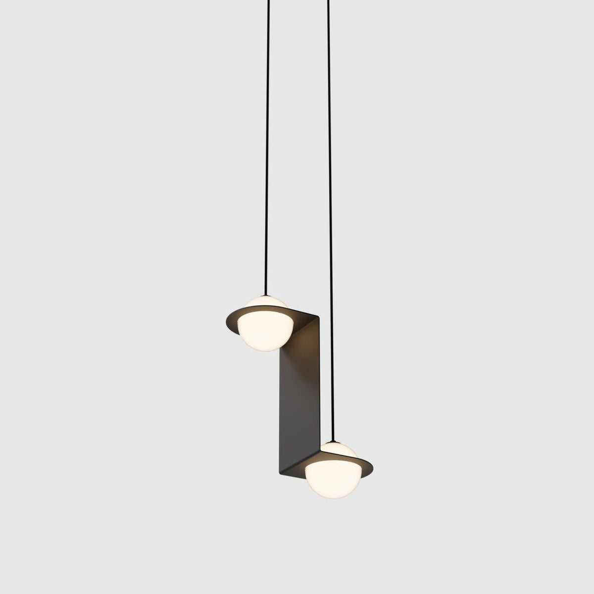 Mirere Lampe à suspension contemporaine noire