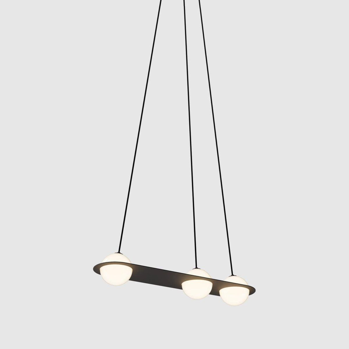 Mirere Lampe à suspension contemporaine noire