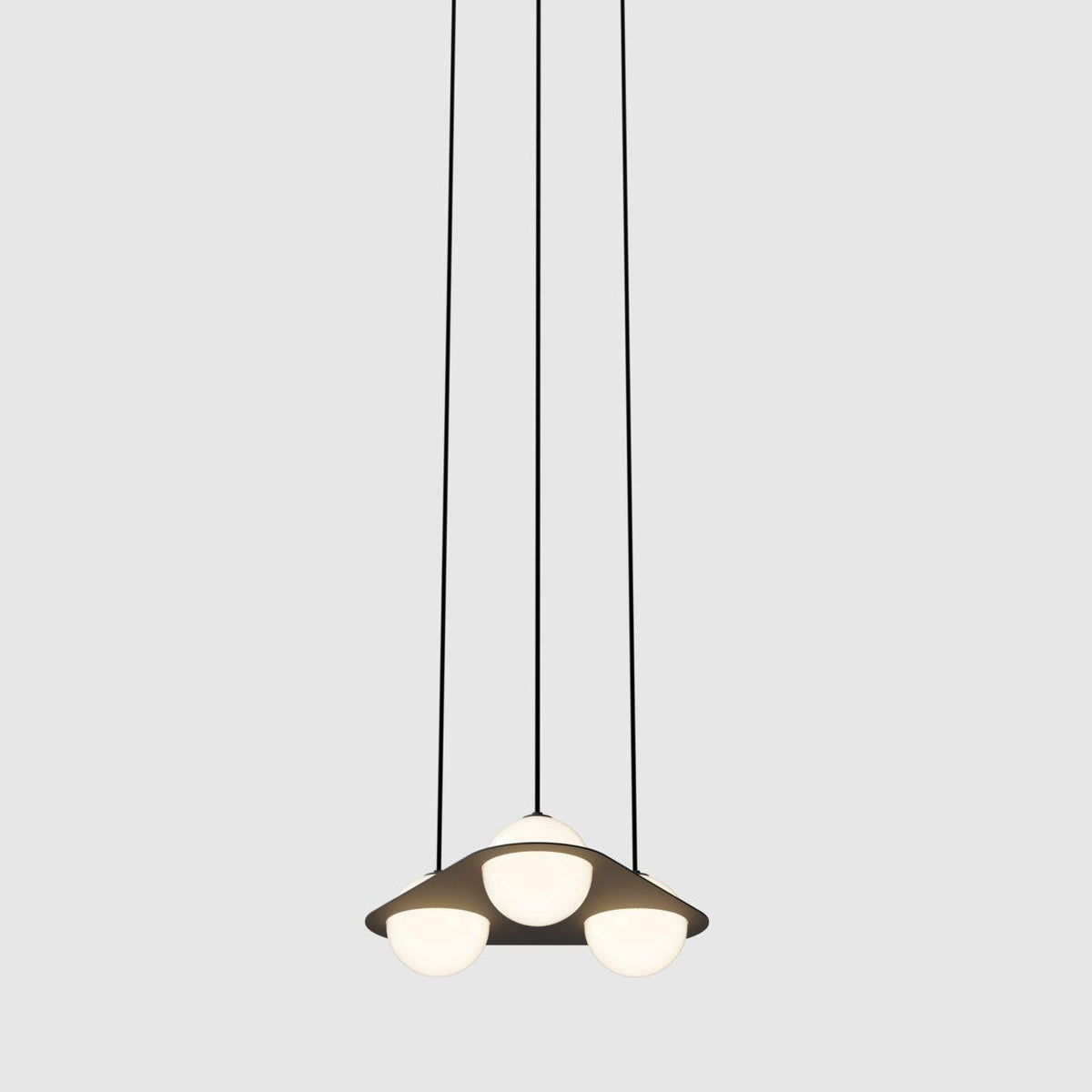 Mirere Lampe à suspension contemporaine noire