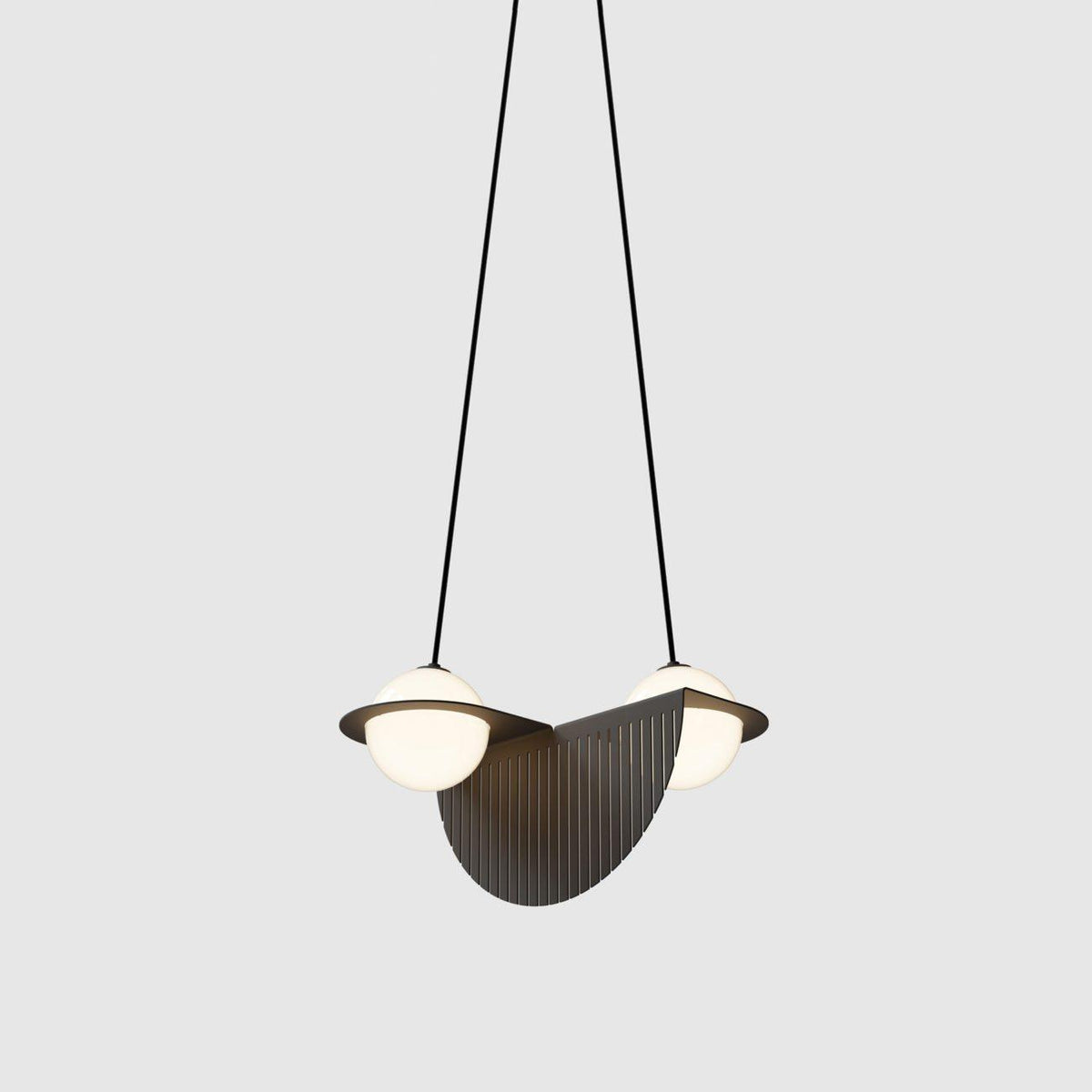 Mirere Lampe à suspension contemporaine noire