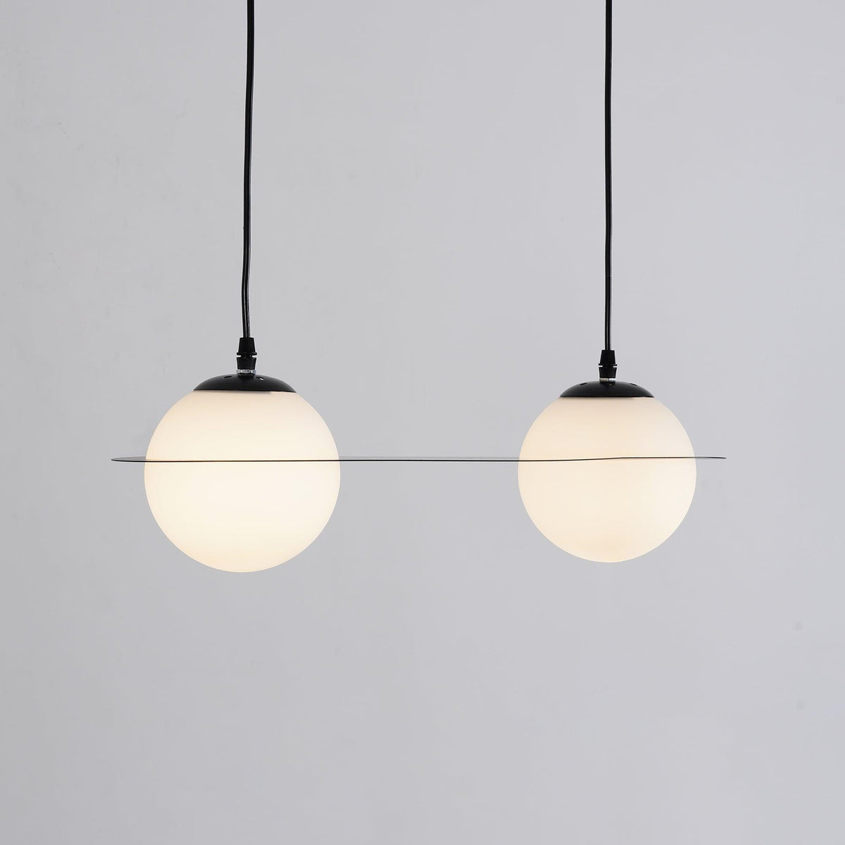 Mirere Lampe à suspension contemporaine noire