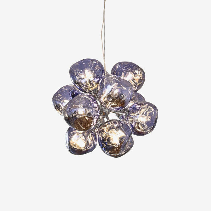 Esola Lustra Lampe Suspendue Cluster Verre Élégante