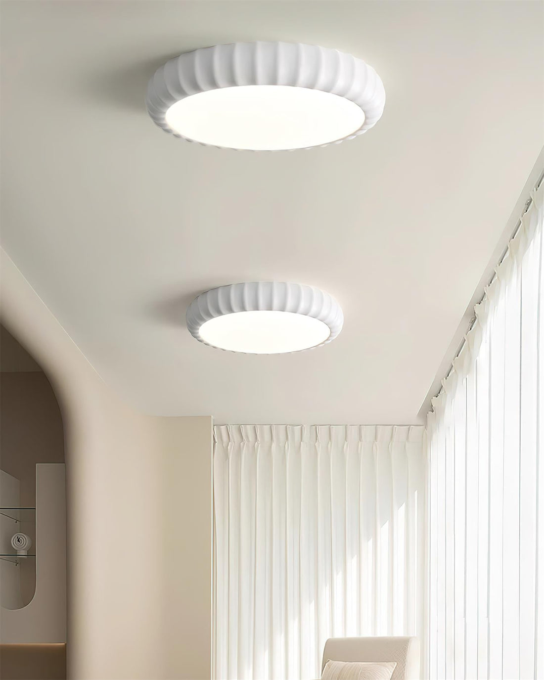 Fira Plafonnier Minimaliste Moderne en Résine
