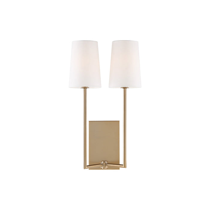Lampe Murale en Tissu et Laiton Art Vintage Sytheir