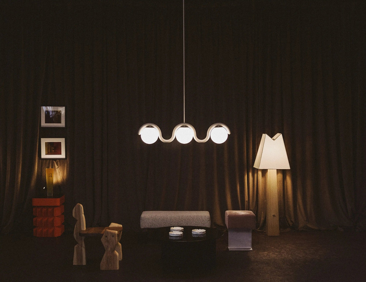 Lustre en Verre Linéaire Créativité Individuelle Citheis