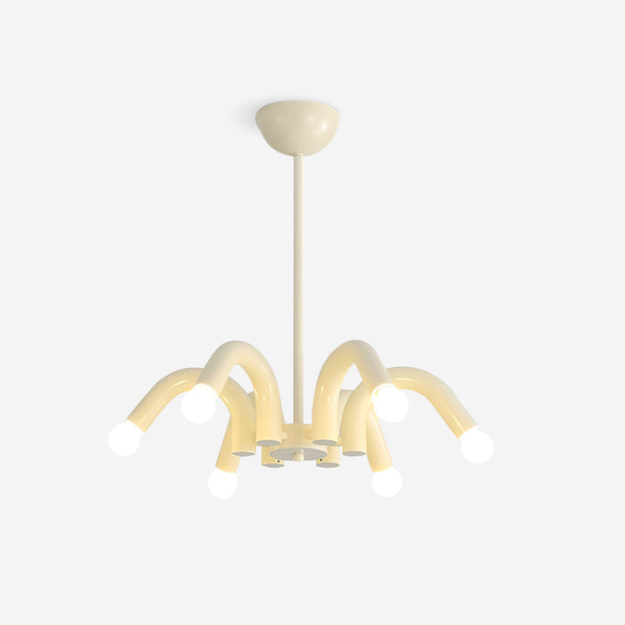 Fivelle Lustra Lustre Moderne Crème Multi-Bras Élégant
