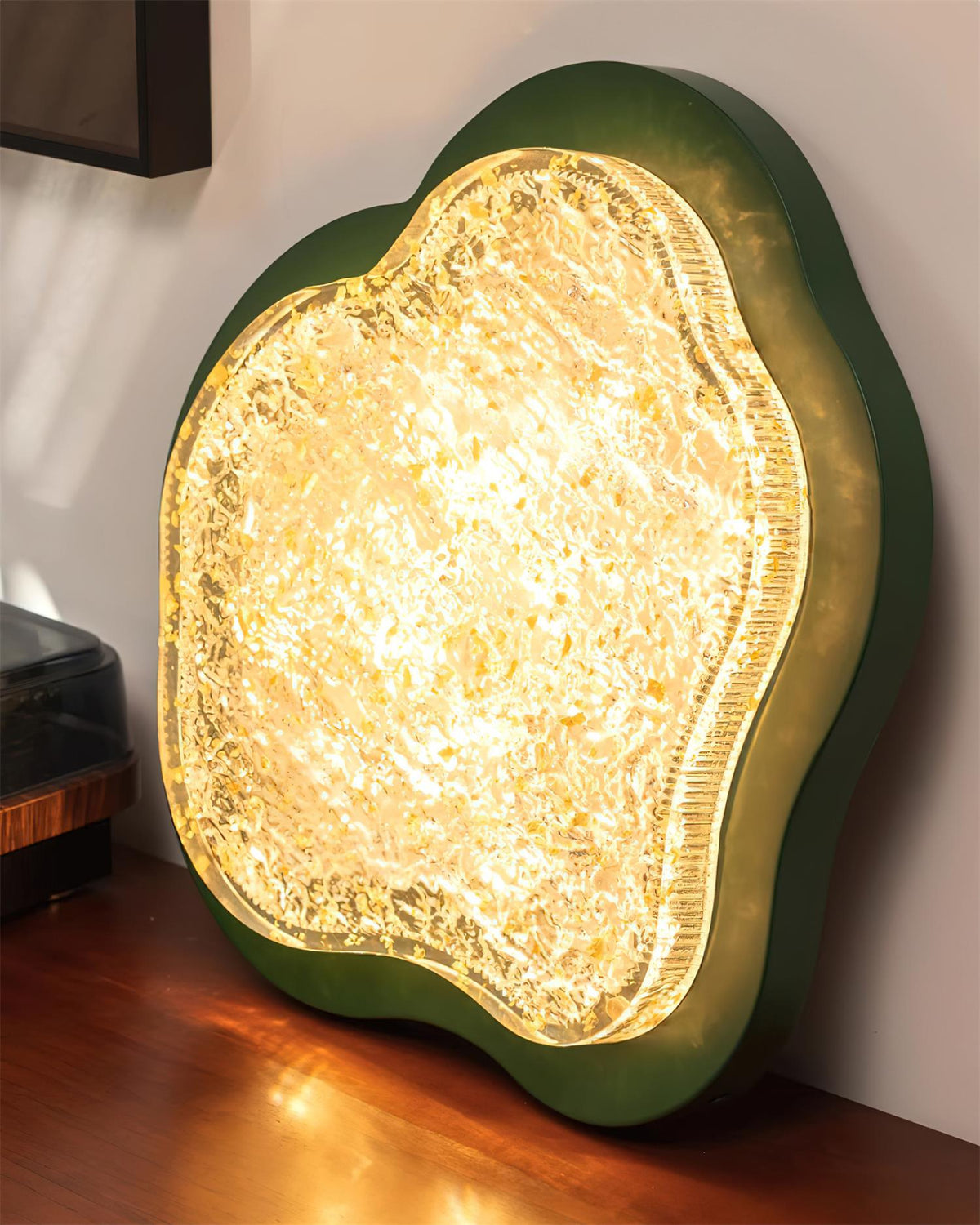 Auro Plafonnier Moderne Résine Feuille d'Or