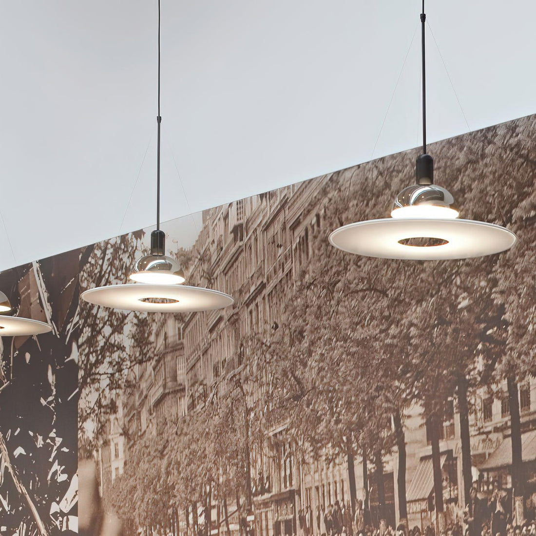 Coley Suspension Disque Abat-jour Moderne Salle Manger