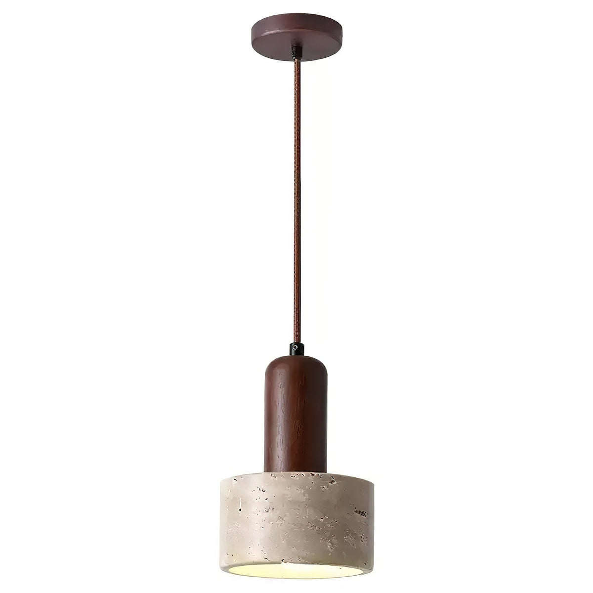 Ilshaa Suspension Minimaliste en Travertin