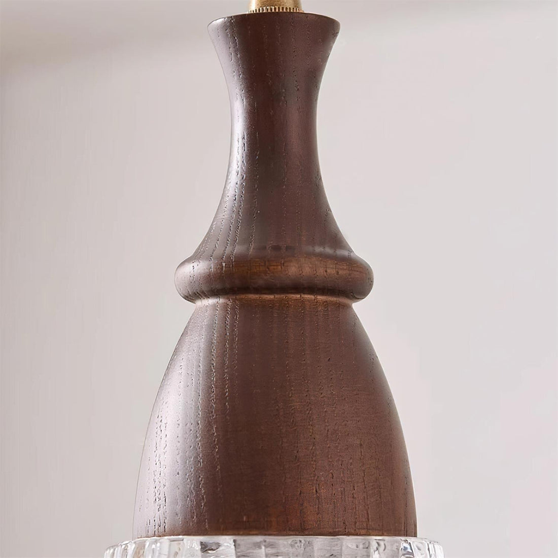 Lila Suspension Lampe en Verre Pliée Verte Vintage