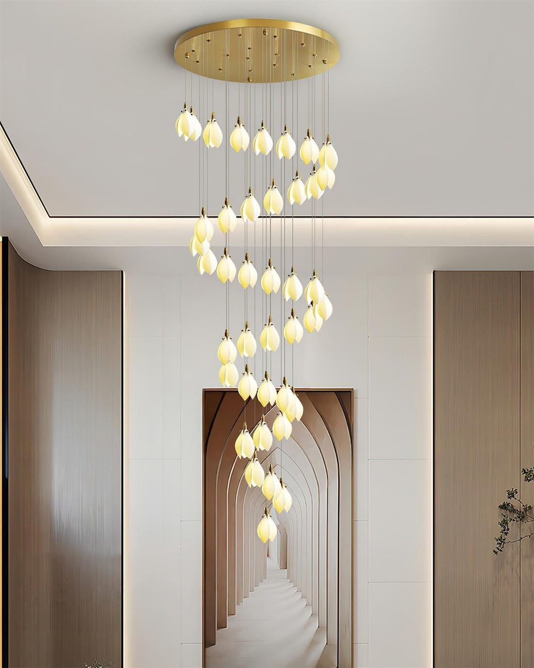 Lilium Lustre Pétales en Cascades Suspendus